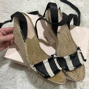 Loeffler Randall Harper Espadrille Wedge Sandal - Size 9.5